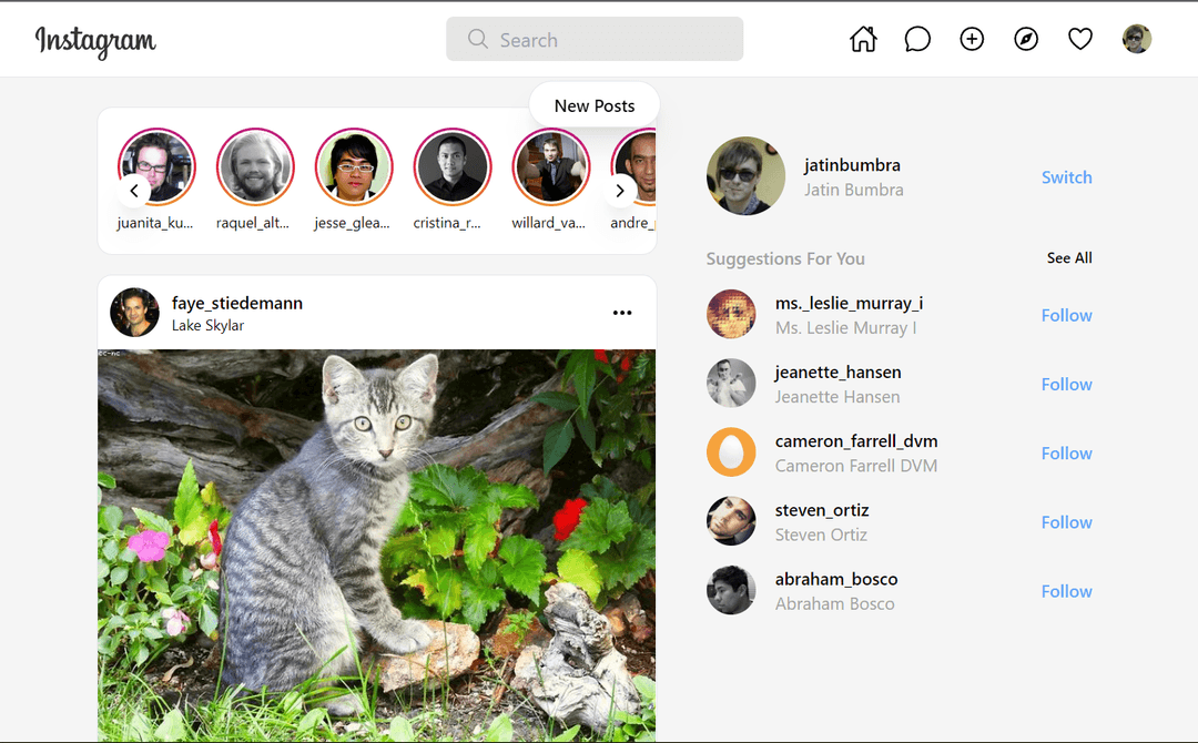 Instagram Clone: Scalable Social Media Platform